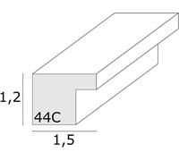 Deknudt Frames S44CF2-20.0X30.0 Basic Cadre Photo Bois/MDF Noir Fin 33,5 x 23,5 x 1,33 cm