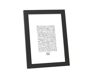 Deknudt Frames S44CF2 Basic Cadre Photo Bois/MDF Noir Fin 10 x 15 cm