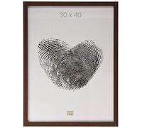 Deknudt Frames S44CH4 Basic Cadre Photo Bois/MDF Brun Foncé Fin 30 x 40 cm