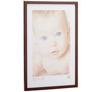 Deknudt Frames S44CH4 Basic Cadre Photo Bois/MDF Brun Foncé Fin 30 x 45 cm