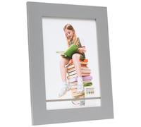 Deknudt Frames S45BK7-28.0X35.0 Cadre Photo Bois Gris avec Filet Naturel Subtile 28 x 35 cm
