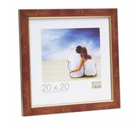Deknudt Frames S45DB4 Cadre Photo avec Filet Bois Rouge/Doré 28 x 35 cm