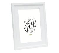 Deknudt Frames S45EF1 Cadre Photo avec Bord Relevé Look Peint Bois Blanc 40 x 50 cm