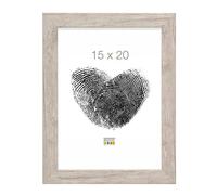 Deknudt Frames S45RH1 Cadre Photo Moulure Bloc Bois Blanc 15 x 20 cm