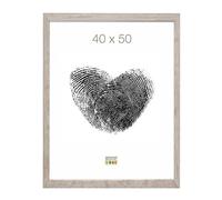 Deknudt Frames S45RH1 Cadre Photo Moulure Bloc Bois Blanc 40 x 50 cm