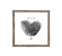 Deknudt Frames S45RH7 Cadre Photo Moulure Bloc Bois Gris/Beige 30 x 30 cm