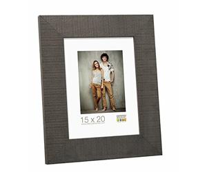 Deknudt Frames S486H2-20.0X20.0 Cadre Photo Bois Brut Gris 29,4 x 29,4 x 1,8 cm