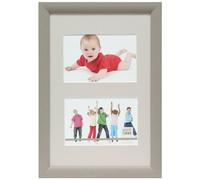 Deknudt Frames S54SF3-P2 Cadre pour 2 Photos Bois Peint Beige 13 x 18 cm