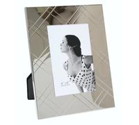 Deknudt Frames S58MD7 Cadre Photo Motif Grille Métal Brillant 13 x 18 cm