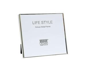 Deknudt Frames S58MS1 Cadre Photo Étroit en Métal Argent 15 x 15 cm