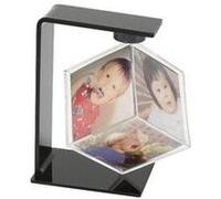 Deknudt frames s58rf4-6. 0x6. 0 cube photo tournant en plexi avec support noir 14,6 x 10,4 x 8 cm Noir G