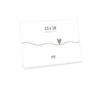 Deknudt Frames S58RL1H Cadre Photo sur Pied Horizontal Résine Transparent 13 x 18 cm