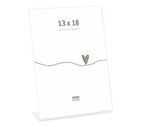 Deknudt Frames S58RL1V Cadre Photo sur Pied Vertical Résine Transparent 13 x 18 cm