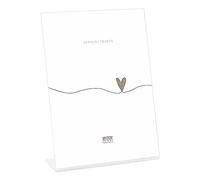 Deknudt Frames S58RL1V Cadre Photo sur Pied Vertical Résine Transparent 20 x 30 cm