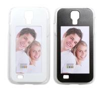Deknudt Frames S66JS4 Cadre Photo avec Couverture Samsung Galaxy S4 Résine Blanc/Noir