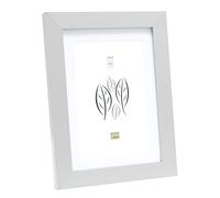 Deknudt Cadre photo avec passe-partout S66KD1 P1 Argent 13x18cm (photo 10x15cm) Bois MDF