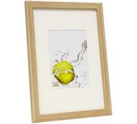 Deknudt Frames Cadre photo avec passe-partout - Couleur chêne - Bois clair - S66KH1 P1 20x30cm pour photo 13x18cm - Bois MDF - pour accrocher ou poser