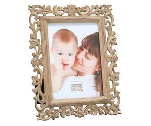 Deknudt Frames S66PG3 Cadre Photo avec Motif Fleurs/Branches Beige 13 x 18 cm