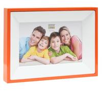 Deknudt Frames S67DK3-P2 Cadre Photo Double-Face Blanc/Orange/Laqué 15 x 20 cm