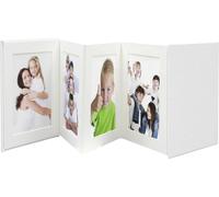 Deknudt Leporello blanc 8x13x18 simili-cuir 8 photos A66DC1 8PH