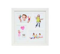 Deknudt Multivue en Blanc avec Filet de Perles pour 4 Photos Taille Image 10,0 x15,0 cm;