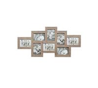 Deknudt Multivue en Gris-Beige Rustique pour 8 Photos Taille Image 10,0 x15,0 cm;