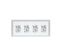 Deknudt S021D1P4_10.0X15.0 Cadres Pêle-Mêle, Métal, Argenté, 10X15 cm