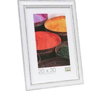 Deknudt Cadre photo blanc avec accent marron 13x18 S221H3