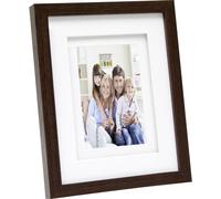 Deknudt Frames S65KQ1 Cadre Photo Double Passe-Partout Bois Brun 13 x 18 cm