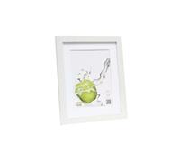 Deknudt Frames Cadre photo avec passe-partout - Blanc - S66KF1 P1 18x24cm pour photo 13x18cm - Bois MDF - pour accrocher ou poser