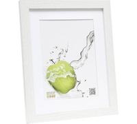 DEKNUDT FRAMES Cadre photo avec passe-partout - Blanc - S66KF1 P1 18x24cm pour photo 13x18cm - Bois MDF - pour accrocher ou poser
