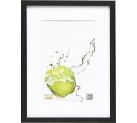 Cadre Photo Deknudt S66k (mdf) Avec Passe-partout 20x25 (passepartout Fenêtre 15x20) Noir