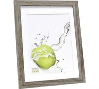 DEKNUDT FRAMES Cadre photo avec passe-partout - Couleur chêne grisé- Bois gris - S66KH3 P1 30x40cm pour photo 20x30cm - Bois MDF - pour accrocher