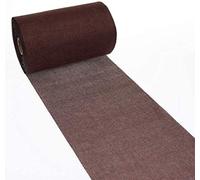 DEKO AS Chemin de Table Aspect Lin en Polyester sans Odeur Chocolat 20 cm x 5 m