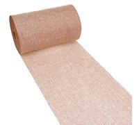 DEKO AS Chemin de Table Style Shabby Chic Aspect Lin Polyester inodore 30 cm x 5 m cuivre