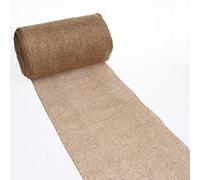 Deko AS GmbH Chemin de Table en Lin Aspect Shabby Chic 20 cm - cocosbraun - 5 m - 69-200-5 - 21