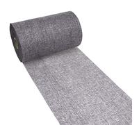 Deko AS GmbH Chemin de Table en Lin Aspect Shabby Chic 20 cm - Gris foncé - 25 m - 69-200-25-22