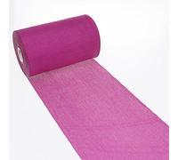 Deko AS GmbH Chemin de Table en Lin Aspect Shabby Chic 20 cm - Rose - 25 m - 69-200-25-27