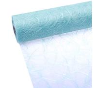 Deko AS GmbH Chemin de Table Sizoweb Bleu glacé 30 cm x 25 m 64-300-25-043