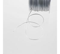 Deko AS GmbH Cordon de Soie Argent - 2 mm Largeur sur 100 m Rouleau - 29031 805 CD-R 002