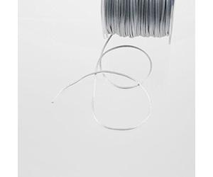 Deko AS GmbH Cordon de Soie Argent - 2 mm Largeur sur 100 m Rouleau - 29031 805 CD-R 002