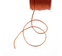 Deko AS GmbH Cordon de Soie Marron - 2 mm Largeur sur 100 m Rouleau - 29031 707 CD-R 002