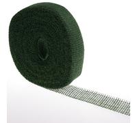 Deko AS GmbH Cordon en Jute Vert foncé - 50 mm de Largeur sur 40 m rôle - 29 6725