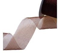 Deko AS GmbH Crash Organza Marron - Largeur 50 mm - Rôle 20 m - 88 68050 de r 50