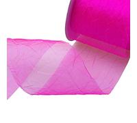 Deko AS GmbH Crash Organza Rose - Largeur 80 mm - Rôle 20 m - 68080 44 CD-R 80