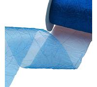 Deko AS GmbH Crash Organza Turquoise - Largeur 80 mm - Rôle 20 m - 68080 75 CD-R 80