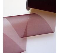 Deko AS GmbH Cristal Organza Bordeaux - 70 mm de Largeur - Rouleau 25 m - 40070 38-R 70