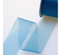 Deko AS GmbH Cristal Organza Turquoise - 40 mm de Largeur - Rouleau 25 m - 40040 75 de r 40