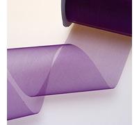 Deko AS GmbH Cristal Organza Violet - 70 mm de Largeur - Rouleau 25 m - 40070 de 40 R 70