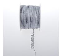 Deko AS GmbH Papier Argent - Fil 2 mm 100 m - 601-21